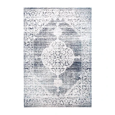 Nicole Miller Patio Sofia Magnolia Medallion Loomed Rectangular Outdoor Area Rug