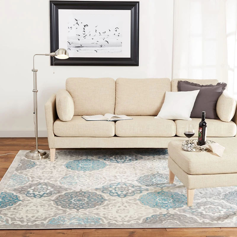 Home Dynamix Boho Andorra Ikat Loomed Indoor Rectangular Area Rug