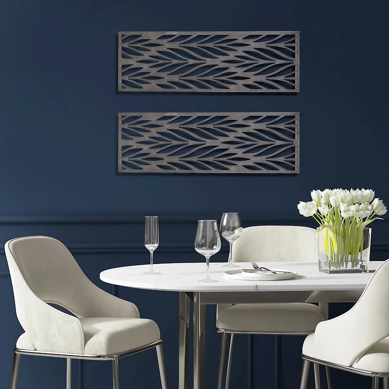 Madison Park Florian Carved Panel Décor 2-pc. Wall Art Set