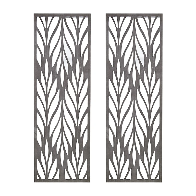 Madison Park Florian Carved Panel Décor 2-pc. Wall Art Set