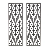 Madison Park Florian Carved Panel Décor 2-pc. Wall Art Set