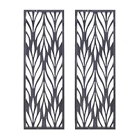 Madison Park Florian Carved Panel Décor 2-pc. Wall Art Set