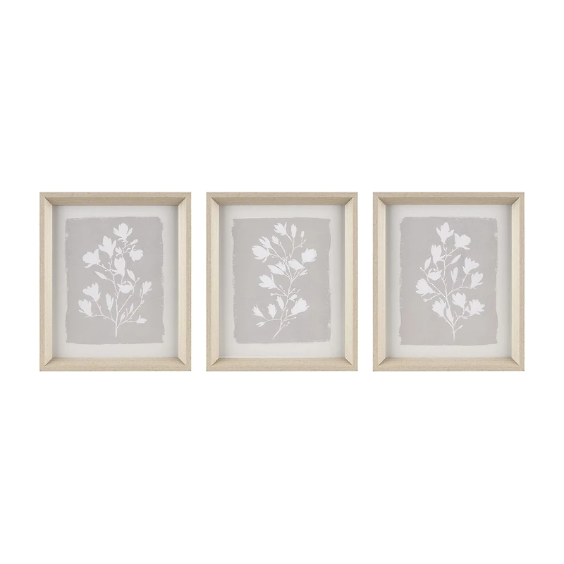 Madison Park Fair Florets 3-pc. Framed Wall Art Set
