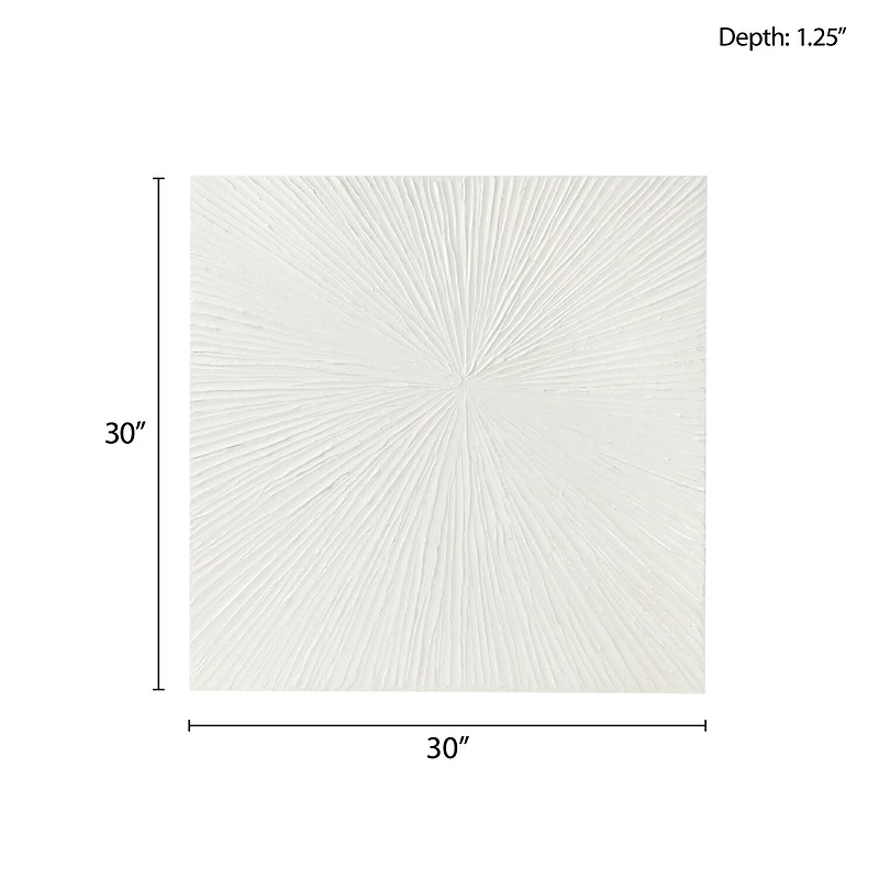 Madison Park Signature Sunburst 100% Hand Painted Décor Canvas Art