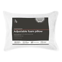 Home Expressions Adjustable Foam Pillow