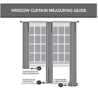 Sweet Home Collection Chic Voile Vertical Ruffled Rod Pocket Sheer Single Curtain Panel