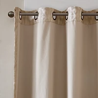 Madison Park Elysia Grommet Top Energy Saving 100% Blackout Set of 2 Curtain Panel