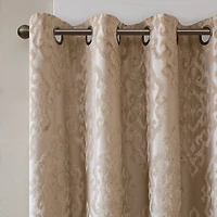Madison Park Elysia Grommet Top Energy Saving 100% Blackout Set of 2 Curtain Panel