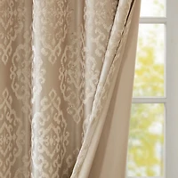 Madison Park Elysia Grommet Top Energy Saving 100% Blackout Set of 2 Curtain Panel