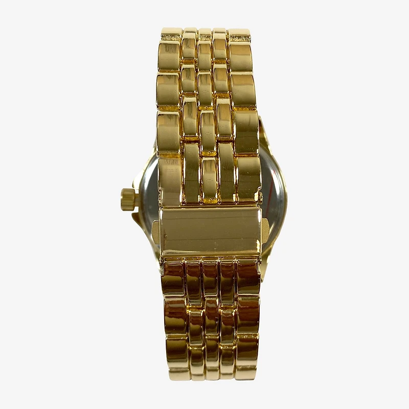 Geneva Mens Gold Tone Bracelet Watch Mac8148jc