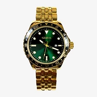 Geneva Mens Gold Tone Bracelet Watch Mac8148jc