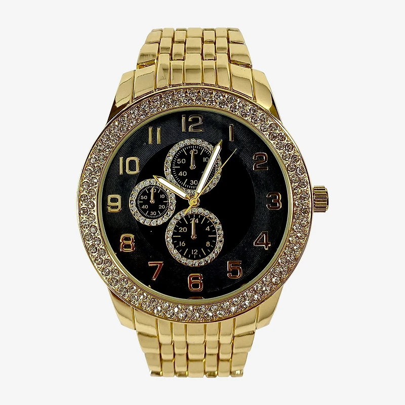 Mens Gold Tone Bracelet Watch Mac7125jc