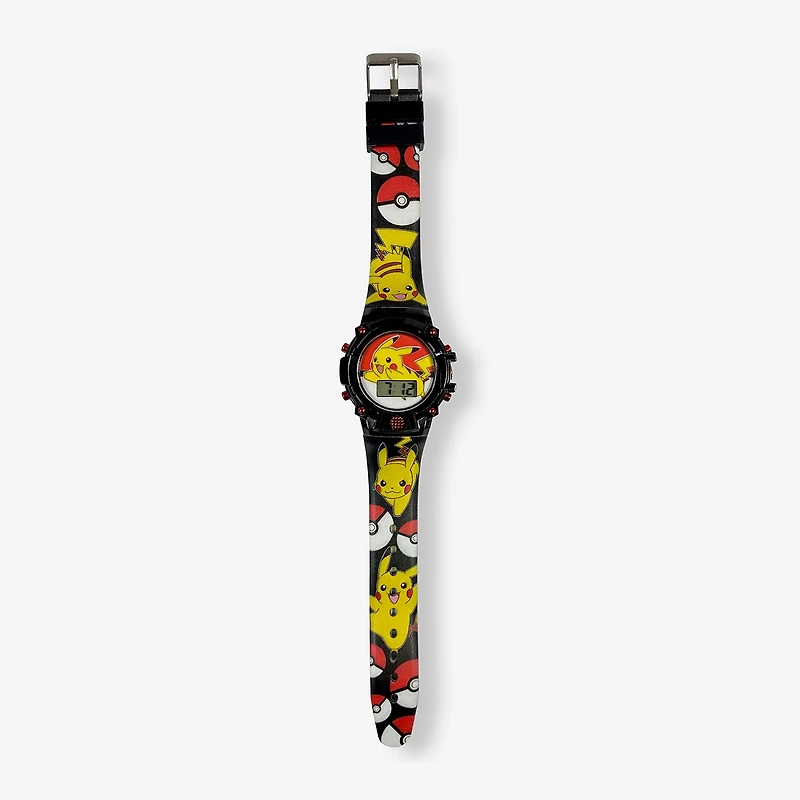 Pokemon Unisex Automatic Black Strap Watch Pok4323jc