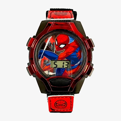 Spiderman Unisex Automatic Red Strap Watch Spd4965jc