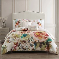 Bebejan Antique Flowers 5-pc. Midweight REVERSIBLE Comforter Set