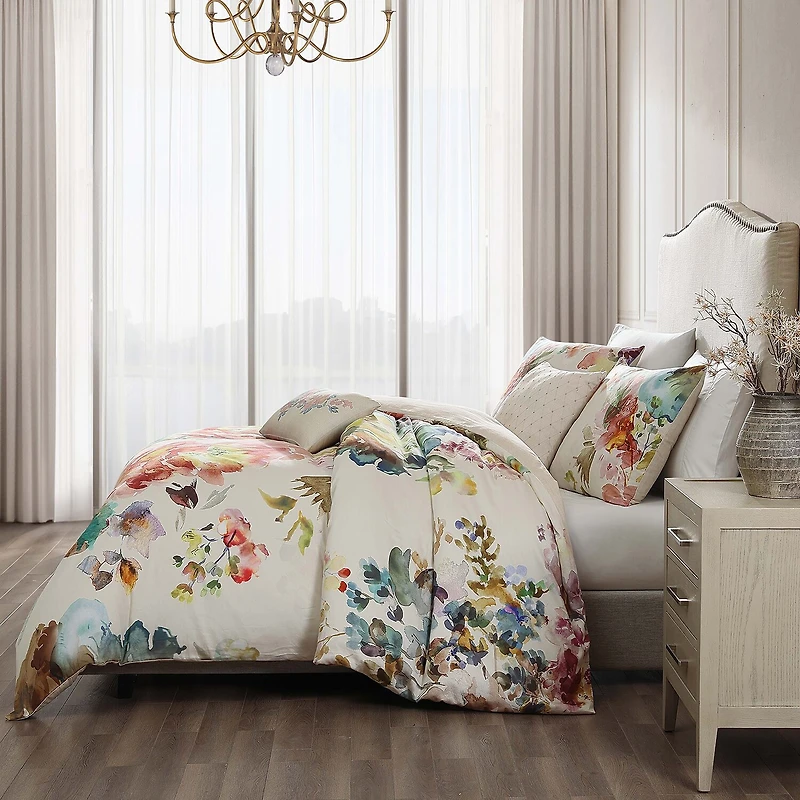 Bebejan Antique Flowers 5-pc. Midweight REVERSIBLE Comforter Set