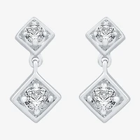 Ever Star (G / SI1-SI2) 1/4 CT.T.W. Lab-Grown Diamond Sterling SIlver Round Stud Earrings