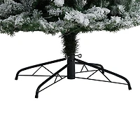 Nearly Natural Slim Faux Flocked Fir Christmas Tree