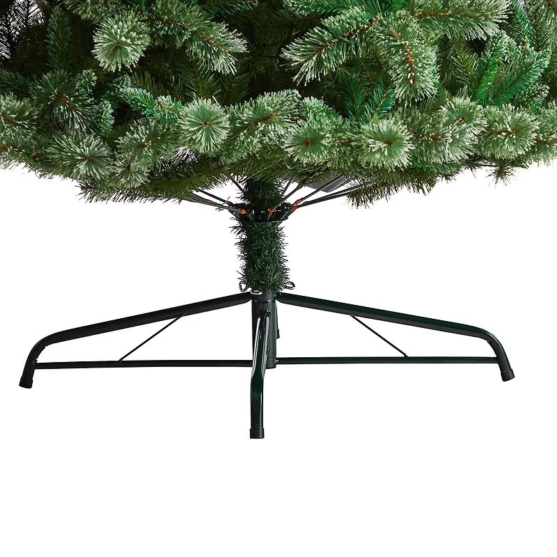 Nearly Natural Slim Snow Tip Faux Pine Christmas Tree