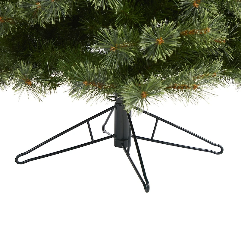 Nearly Natural Cashmere Slim Faux 6 1/2 Foot Pine Christmas Tree