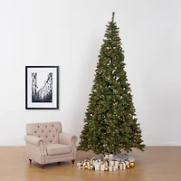 Nearly Natural Faux Foot Pre-Lit Pine Christmas Tree