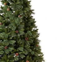 Nearly Natural Faux Foot Pre-Lit Pine Christmas Tree