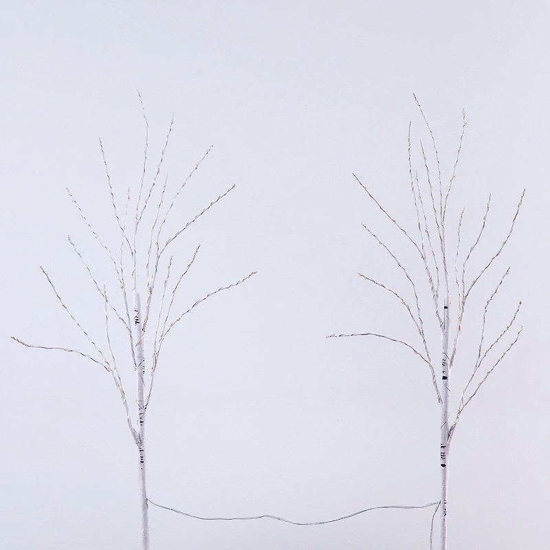 Nearly Natural 2.5' Faux Birch 2-pc. Decorative Branch
