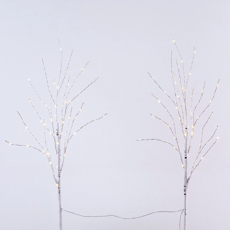 Nearly Natural 2.5' Faux Birch 2-pc. Decorative Branch