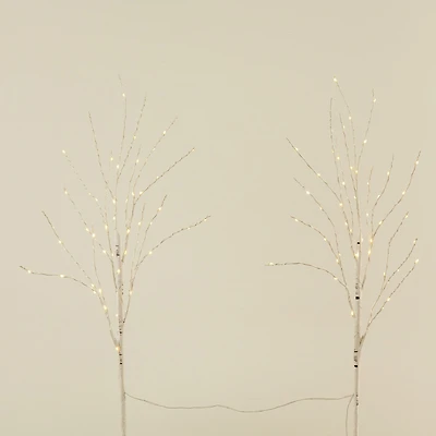 Nearly Natural 2.5' Faux Birch 2-pc. Decorative Branch