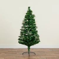 Nearly Natural Fiber Optic Faux 5 Foot Pre-Lit Pine Christmas Tree