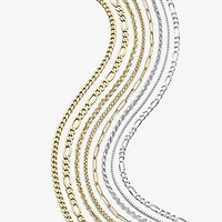 Mens 10K Gold 24 Inch Rope Chain Necklace