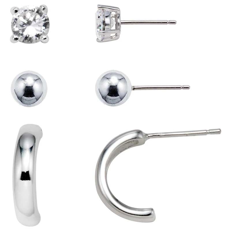 Sterling Silver Earring Set