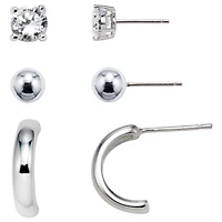 Sterling Silver Earring Set