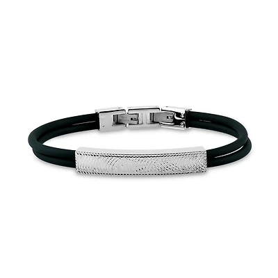 Mens Stainless Steel 8 1/2 Inch Id Bracelet