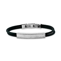 Mens Stainless Steel 8 1/2 Inch Id Bracelet