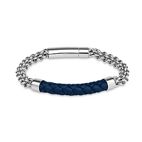 Mens Stainless Steel Solid 8 / Inch Link Bracelet