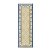 Safavieh Courtyard Collection Alden Oriental Indoor/Outdoor Runner Rug