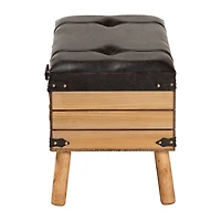 Amena Living Room Collection Upholstered Ottoman