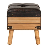 Amena Living Room Collection Upholstered Ottoman