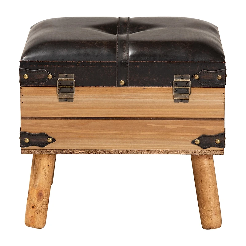 Amena Living Room Collection Upholstered Ottoman