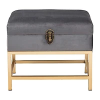 Aliana Living Room Collection Upholstered Ottoman