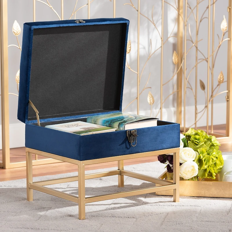 Aliana Living Room Collection Upholstered Ottoman