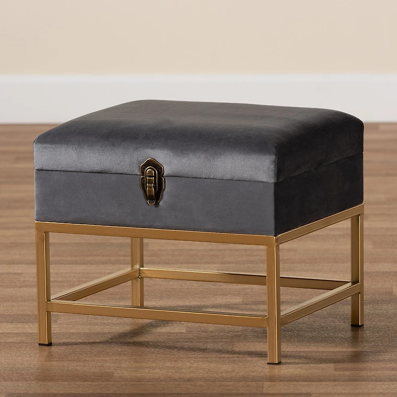 Aliana Living Room Collection Upholstered Ottoman