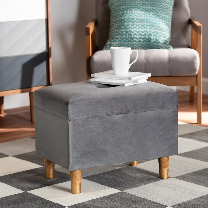 Elias Living Room Collection Upholstered Ottoman