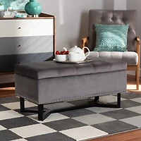 Ellery Living Room Collection Upholstered Ottoman