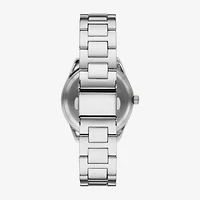 Ladies Boxed Sets Womens Crystal Accent Silver Tone 5-pc. Watch Boxed Set Fmdjset348