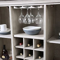 2 Door Server with Wine Racks