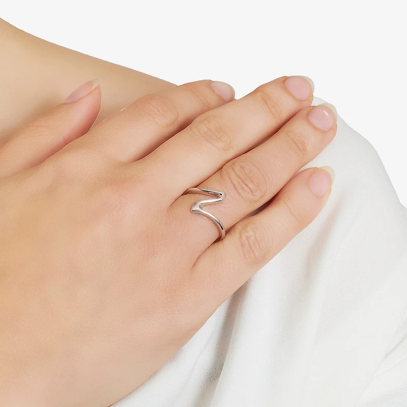 Silver Treasures Womens Sterling Band