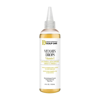 Design Essentials Scalp Care Vitamin Drops Hair Treatment 4 oz.