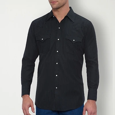 Ely Cattleman Big and Tall Mens Long Sleeve Western Shirt